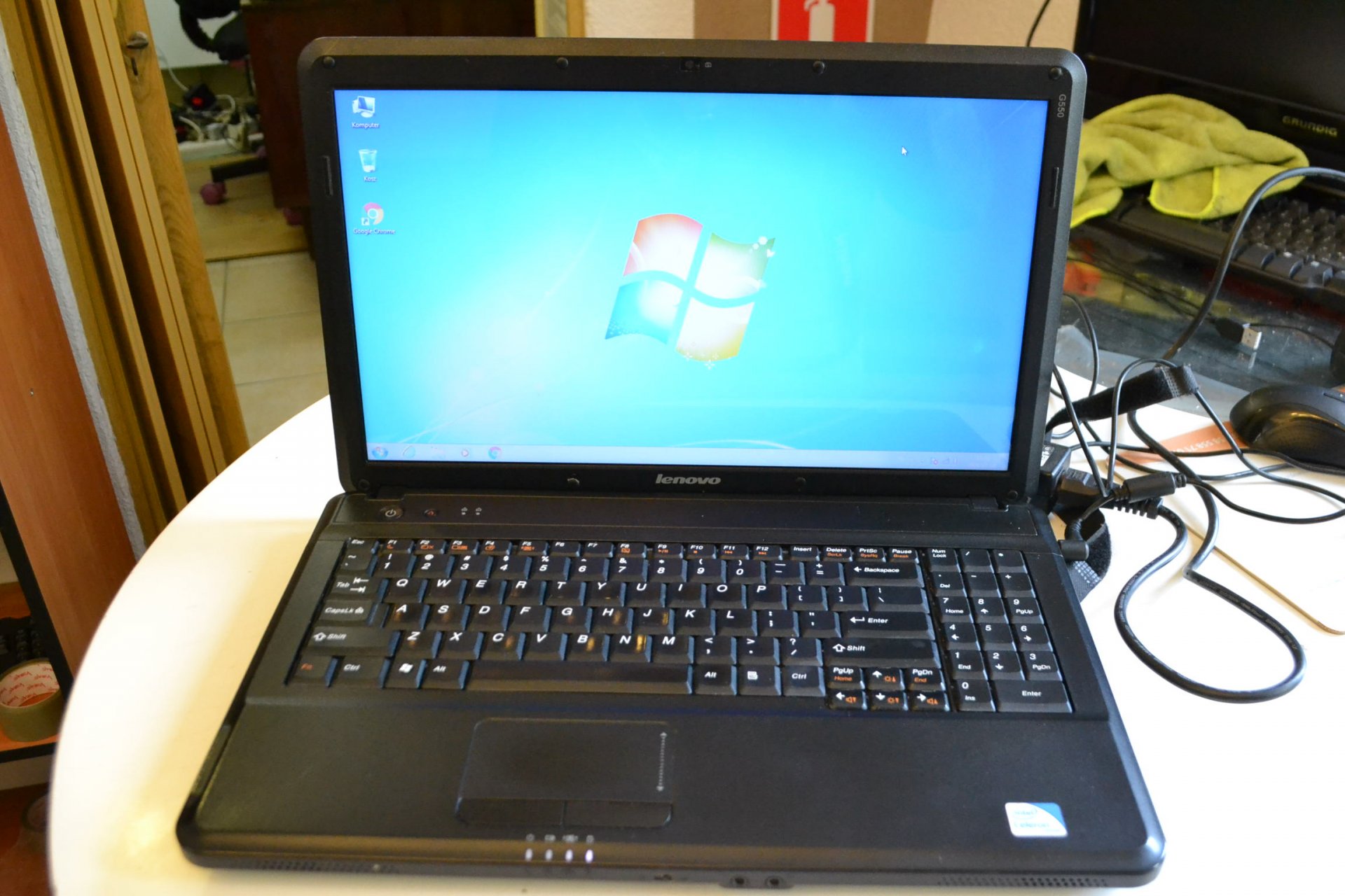 Laptop Lenovo G550 Intel 4 Gb Ram 500 Gb Hdd Windows 7 Super Stan 8605